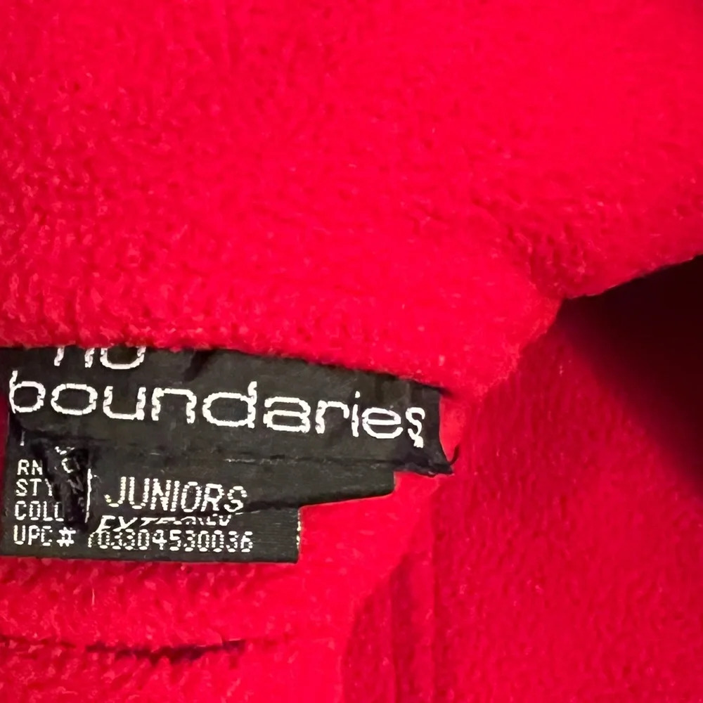 Red Quilted Fleece Lined Vest - Picture 3 of 5